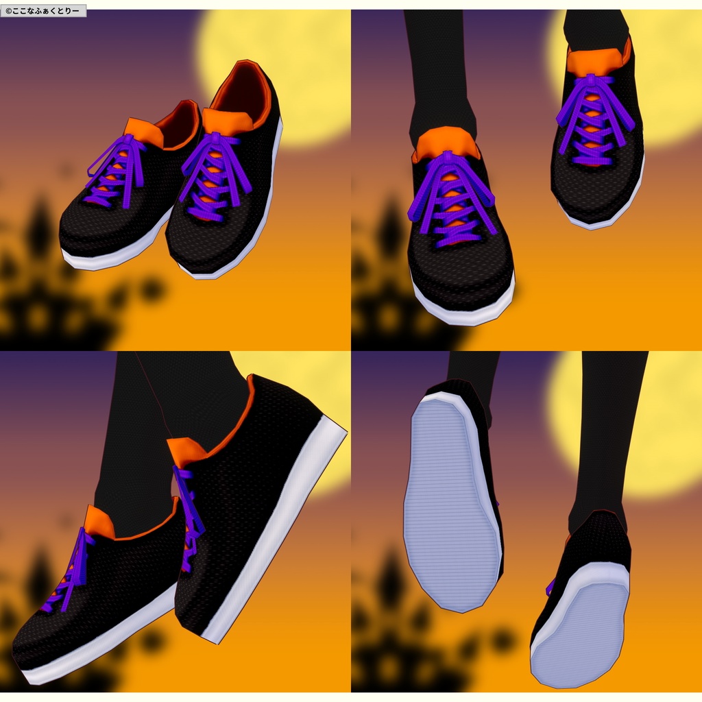 ※VRoidstudioベータ版で作成しています【VRoid用】ハロウィンナイトスタッフ