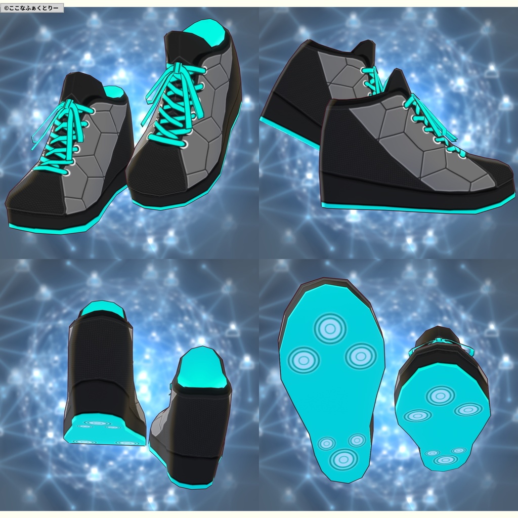 ※VRoidstudioベータ版で作成しています【VRoid用】メタバースクリエイター5色