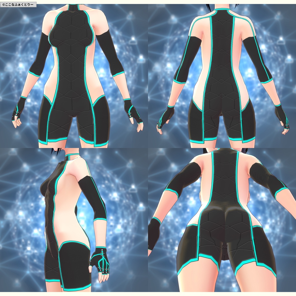 ※VRoidstudioベータ版で作成しています【VRoid用】メタバースクリエイター5色