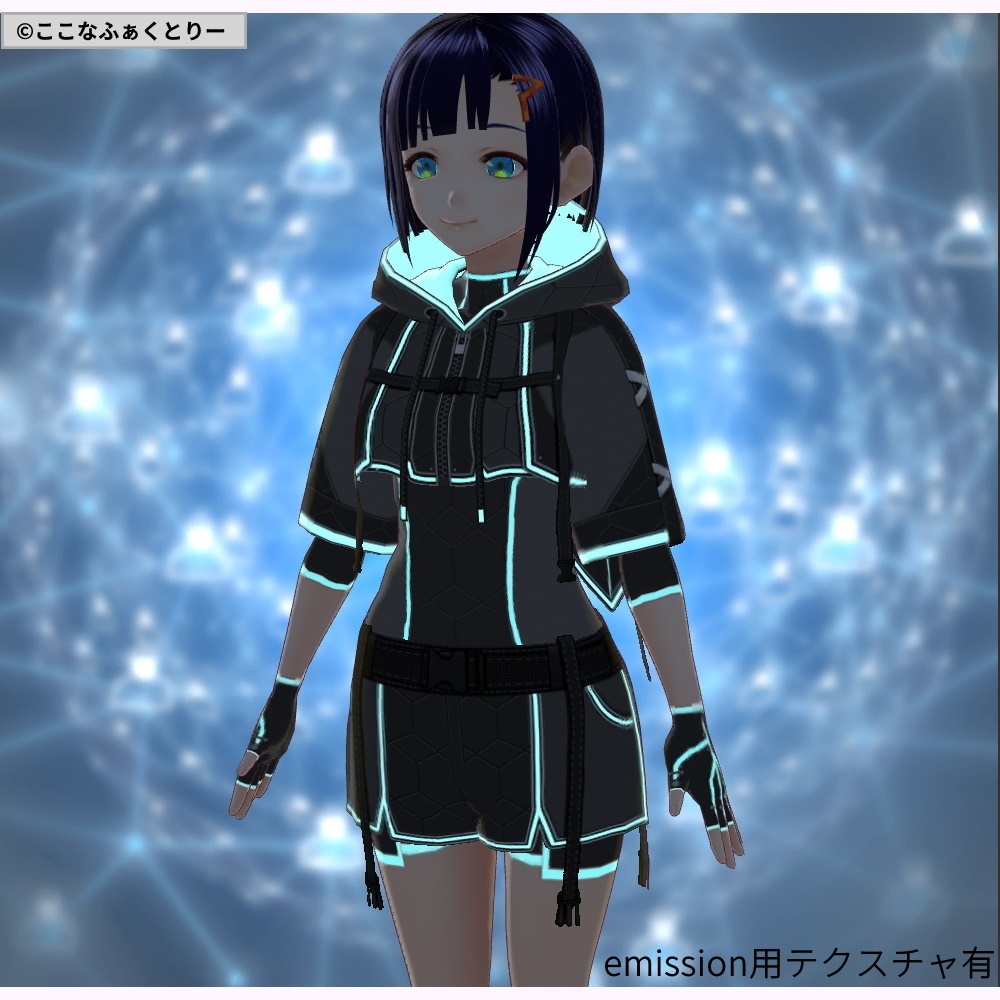 ※VRoidstudioベータ版で作成しています【VRoid用】メタバースクリエイター5色