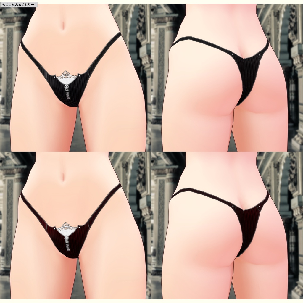 ※VRoidstudioベータ版で作成しています【VRoid用】リトルデビルナイトメア4color(修正_2021516)