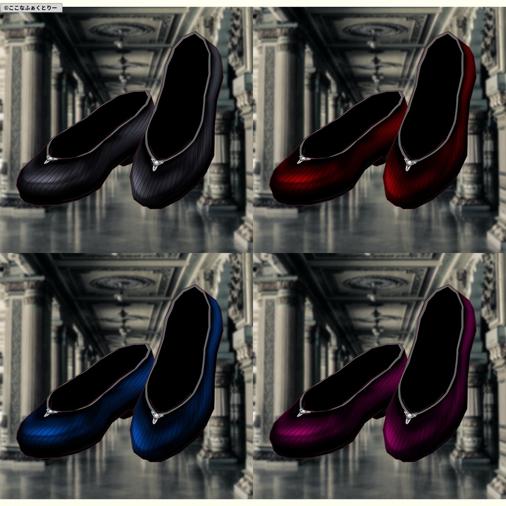 ※VRoidstudioベータ版で作成しています【VRoid用】リトルデビルナイトメア4color(修正_2021516)