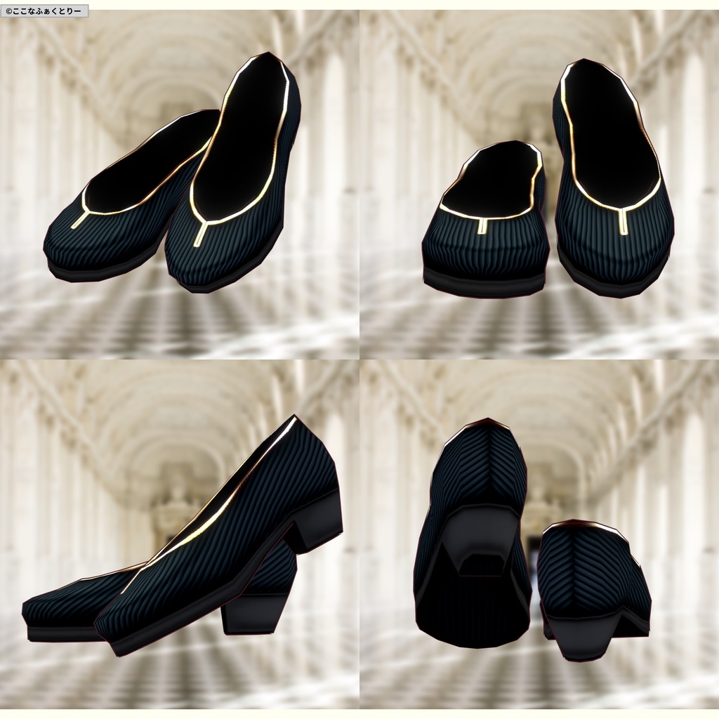 ※VRoidstudioベータ版で作成しています【VRoid用】賢者風コスチューム(黒カラー追加2021628)