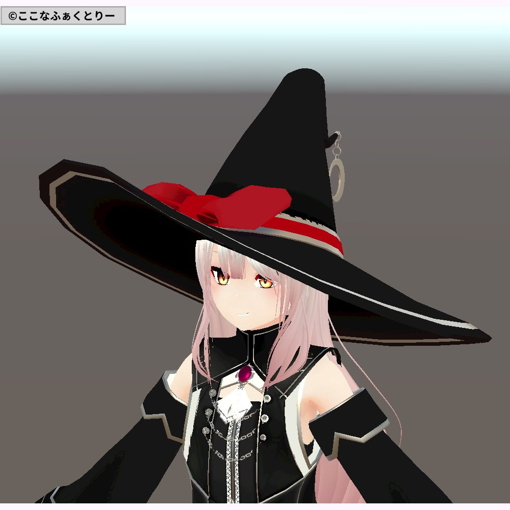 【3Dアクセサリー】魔女の帽子