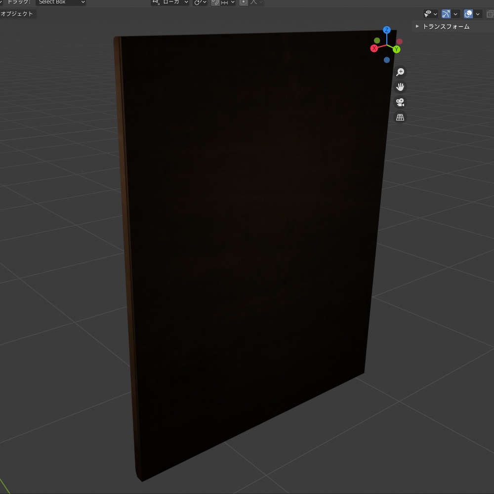 【3Dmodel】シンプル額縁