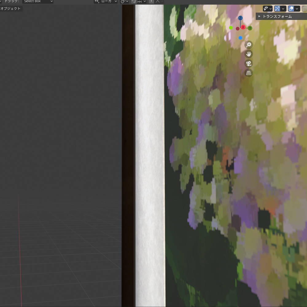 【3Dmodel】シンプル額縁