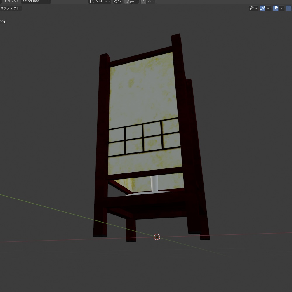 【3Dmodel】和風スタンド