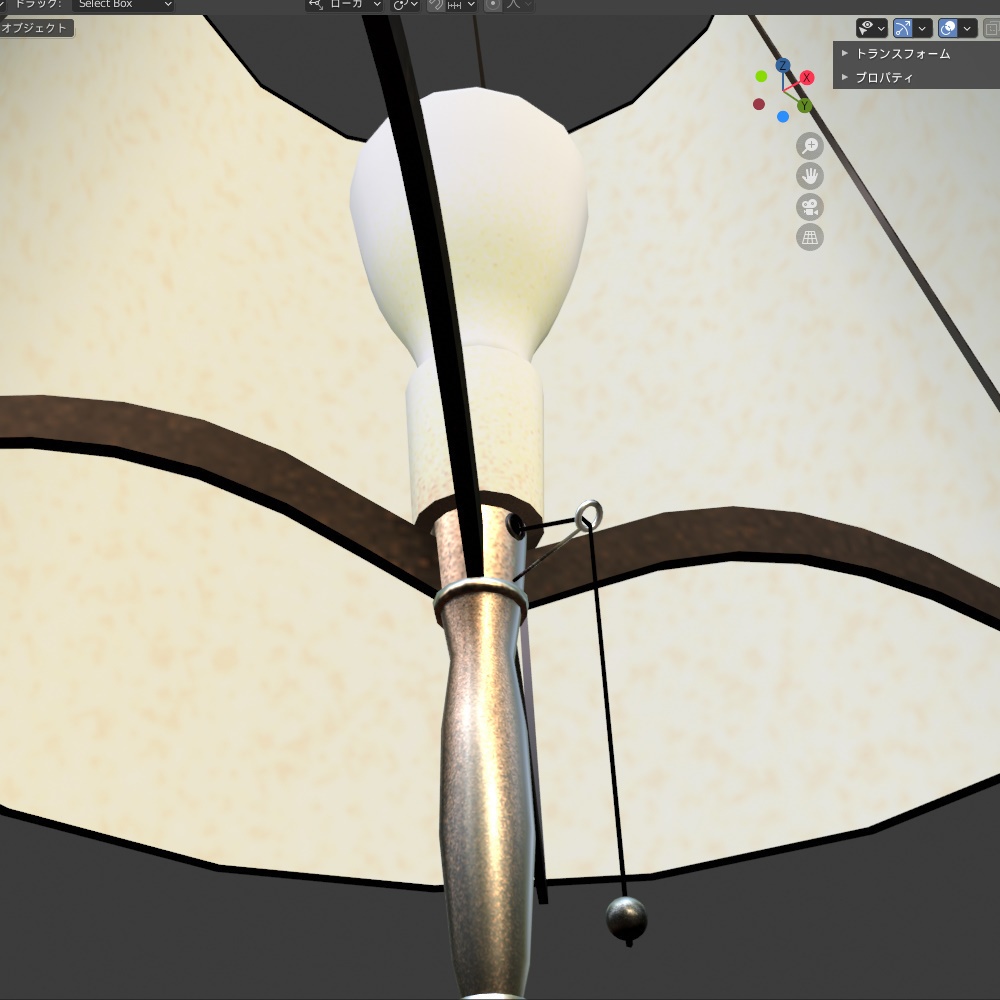 【3Dmodel】ライトスタンド