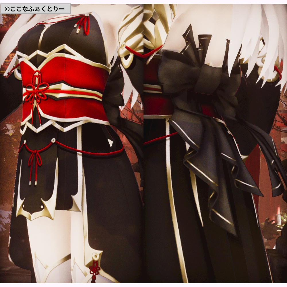 【VRoid Studio用】黒姫緋華