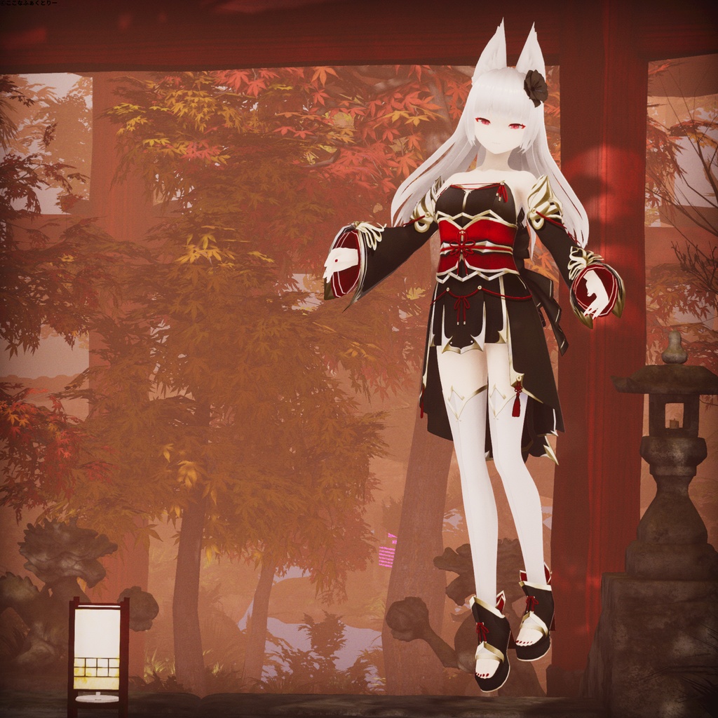 【VRoid Studio用】黒姫緋華