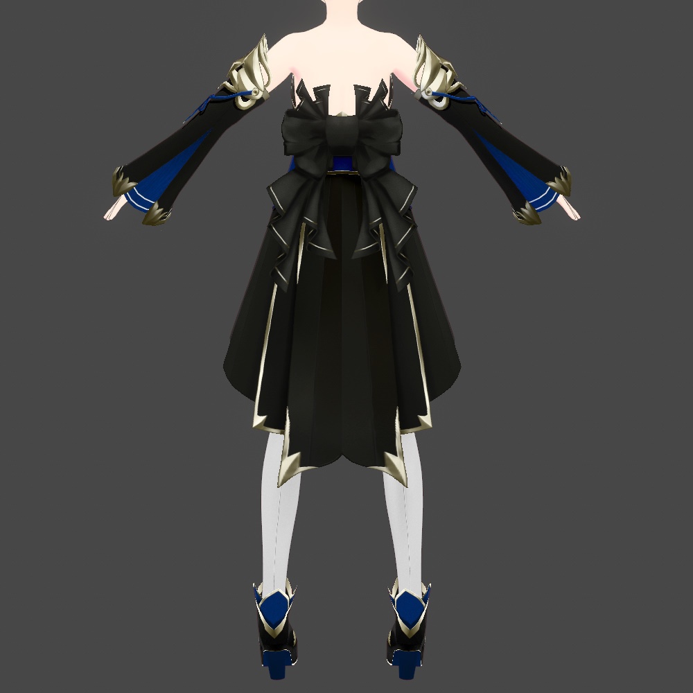 【VRoid Studio用】黒姫緋華