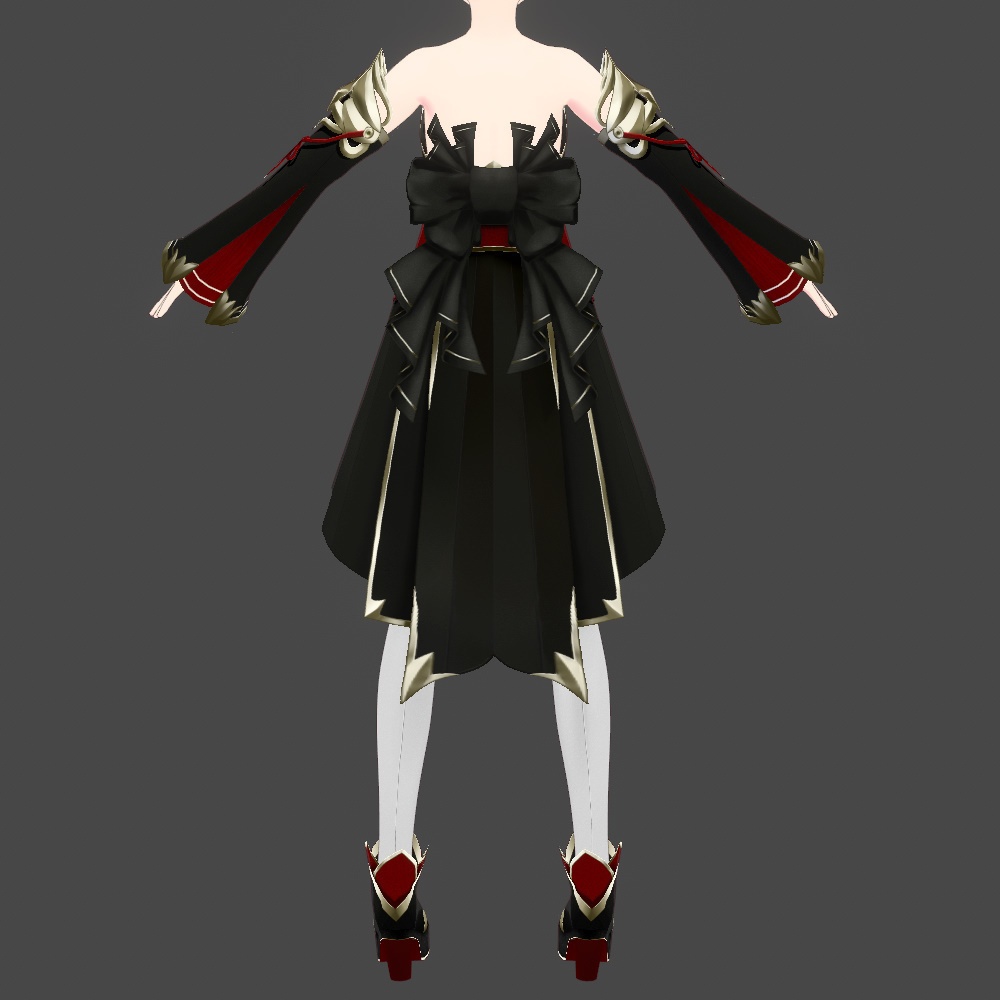 【VRoid Studio用】黒姫緋華