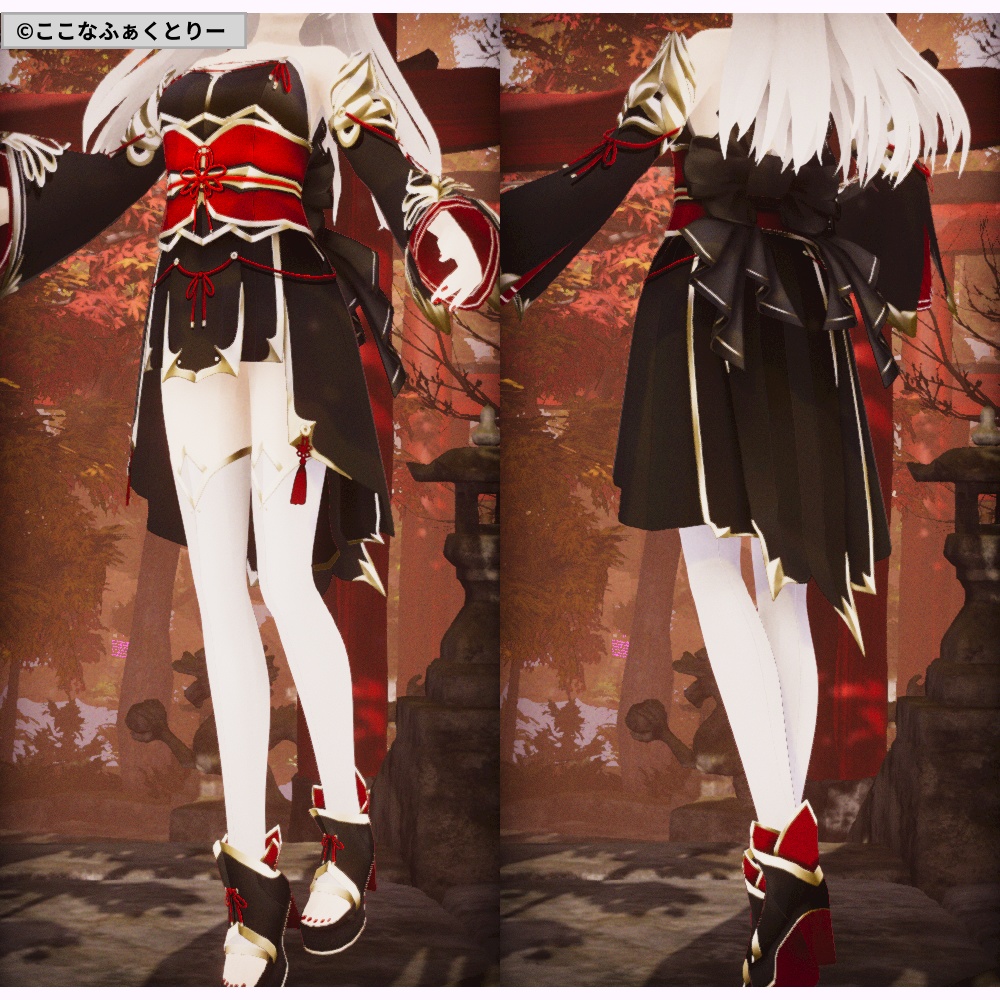 【VRoid Studio用】黒姫緋華