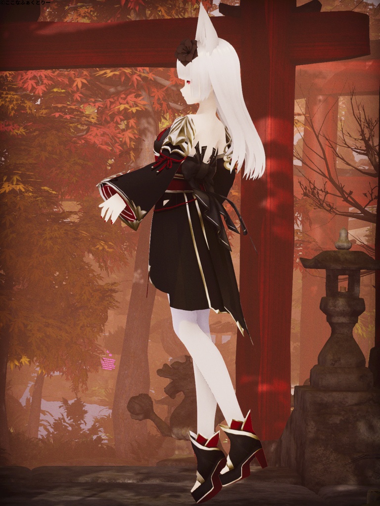 【VRoid Studio用】黒姫緋華