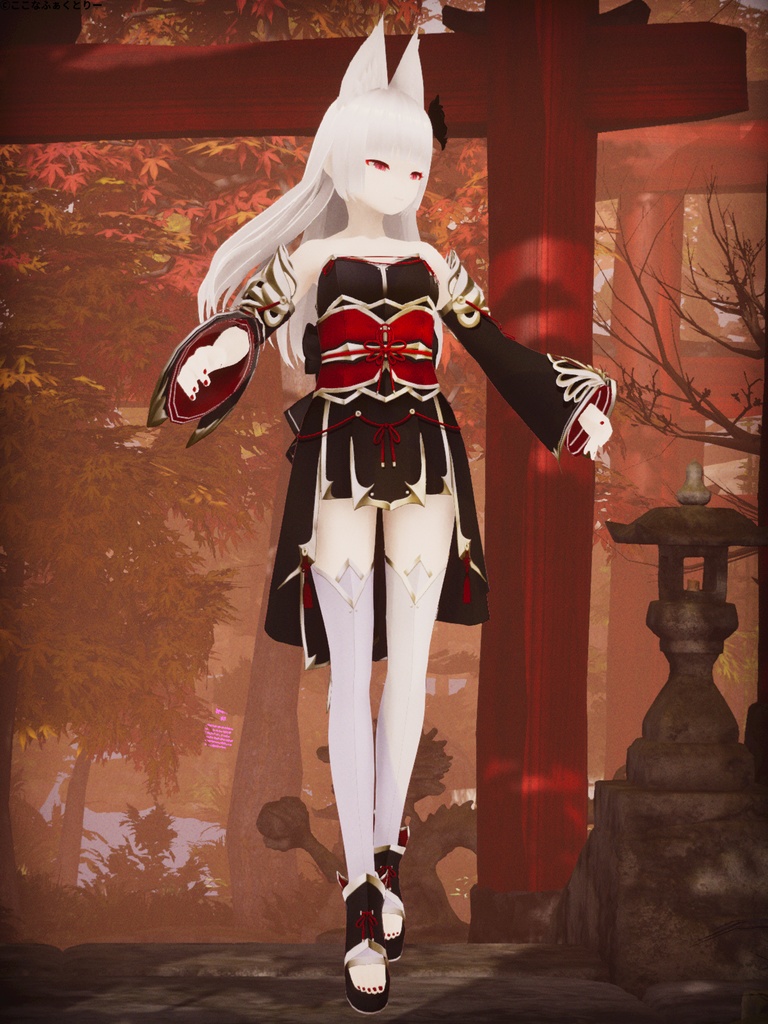 【VRoid Studio用】黒姫緋華