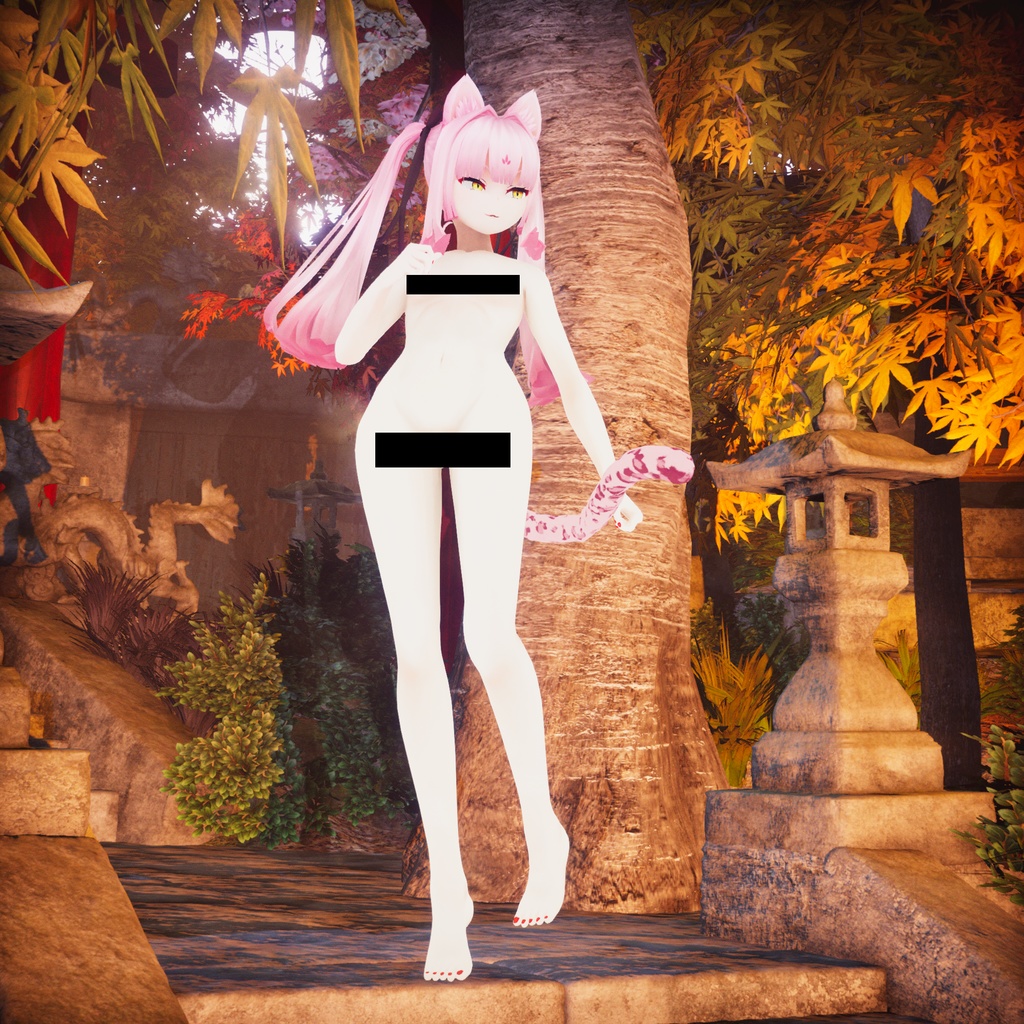 【VRChat向けアバター】椿芽_v1_0_0【第四弾】