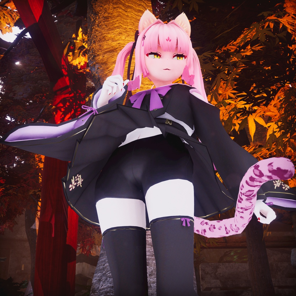 【VRChat向けアバター】椿芽_v1_0_0【第四弾】