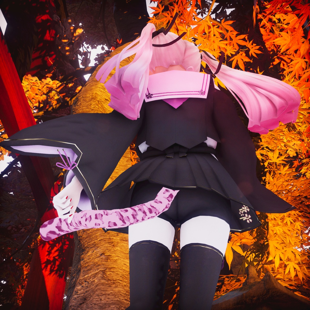 【VRChat向けアバター】椿芽_v1_0_0【第四弾】