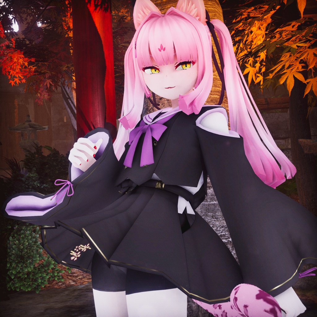 【VRChat向けアバター】椿芽_v1_0_0【第四弾】