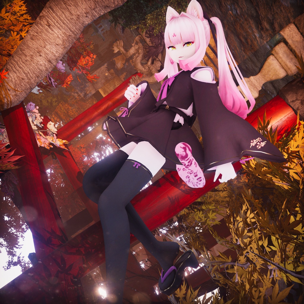 【VRChat向けアバター】椿芽_v1_0_0【第四弾】