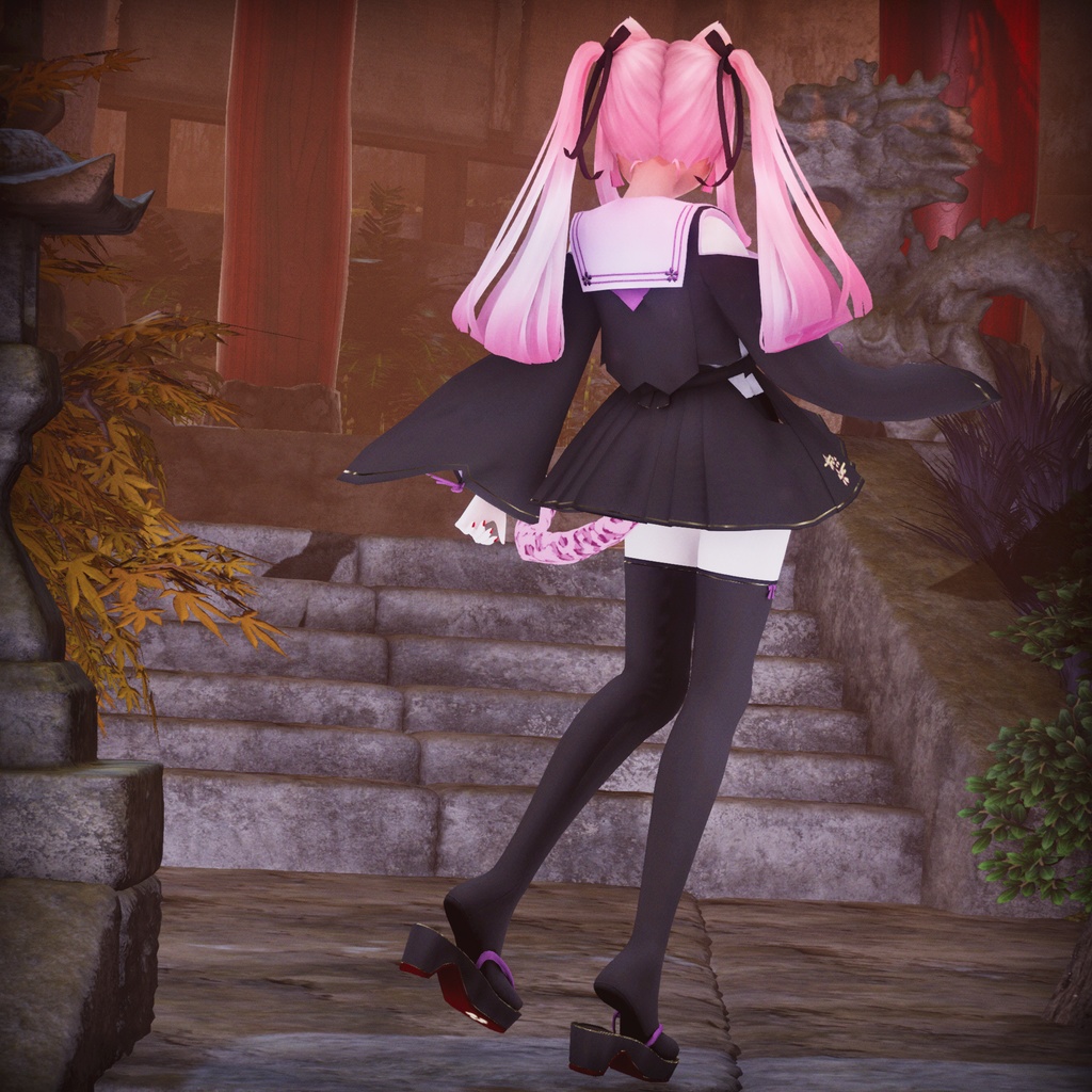 【VRChat向けアバター】椿芽_v1_0_0【第四弾】