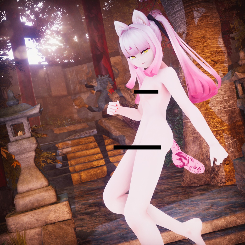 【VRChat向けアバター】椿芽_v1_0_0【第四弾】