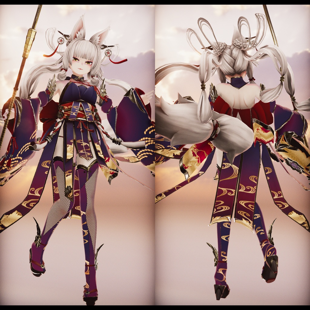 【VRChat向けアバター】天魔らいかv1.2.0【第六弾】