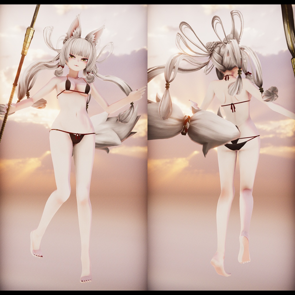 【VRChat向けアバター】天魔らいかv1.2.0【第六弾】