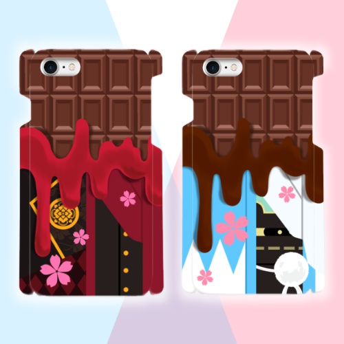 とうらぶ×チョコ スマホケース・カバー