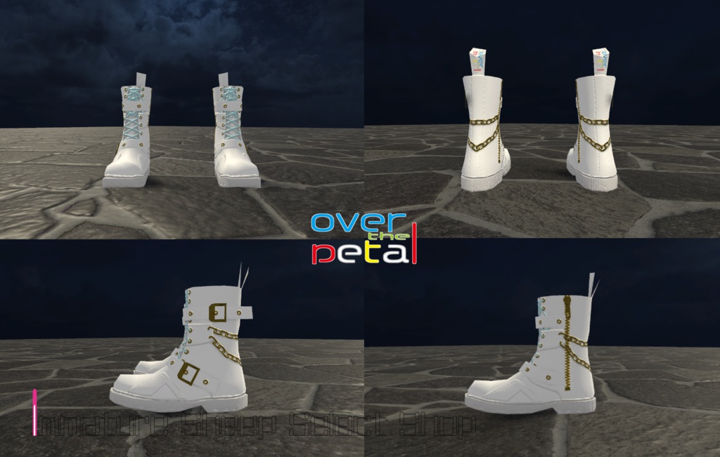 ブーツ『shironekopunks』 - over the petal △900