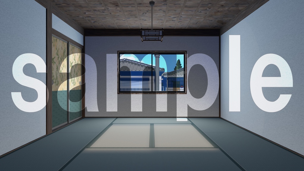 【背景画像】何もない和室(2F)