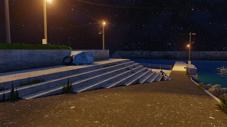 【背景画像】とある田舎の港町