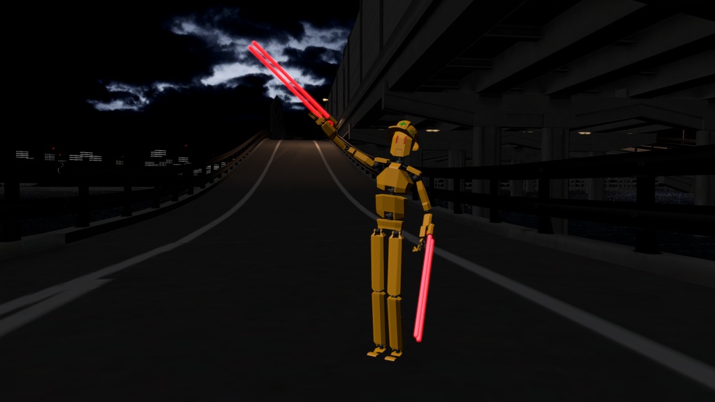 【VRchat】人型ロボット"MIRAROBO"