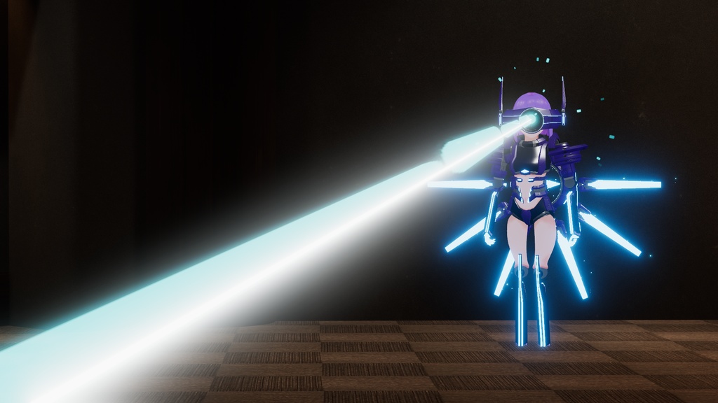 【VRchat】オリジナルロボ娘:ヴィオラちゃん