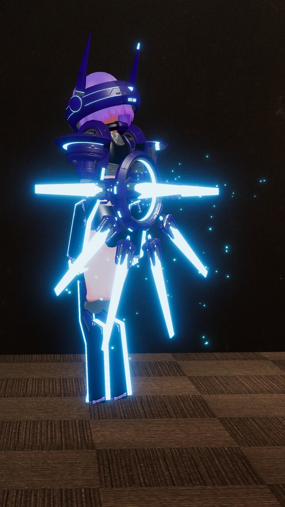 【VRchat】オリジナルロボ娘:ヴィオラちゃん