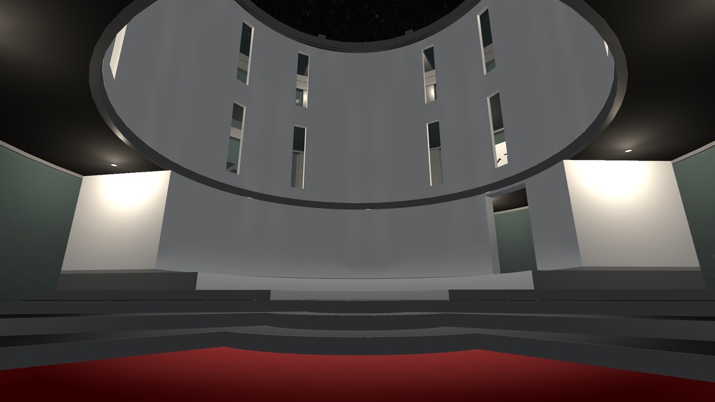 【VRCワールド】円筒型個展セット