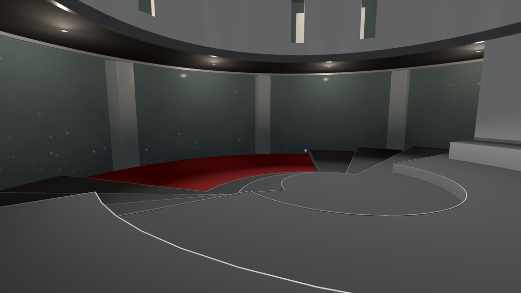 【VRCワールド】円筒型個展セット