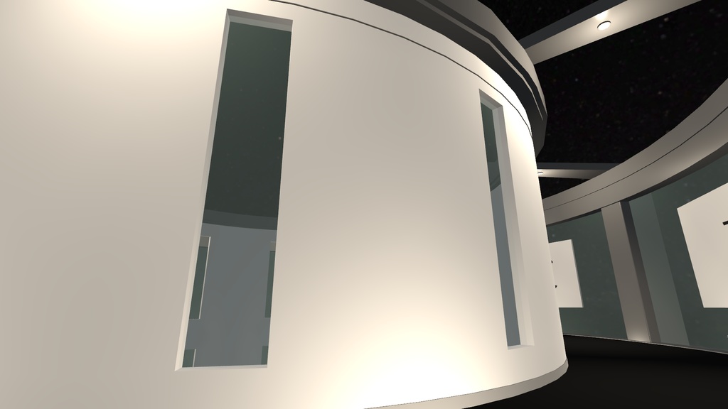 【VRCワールド】円筒型個展セット