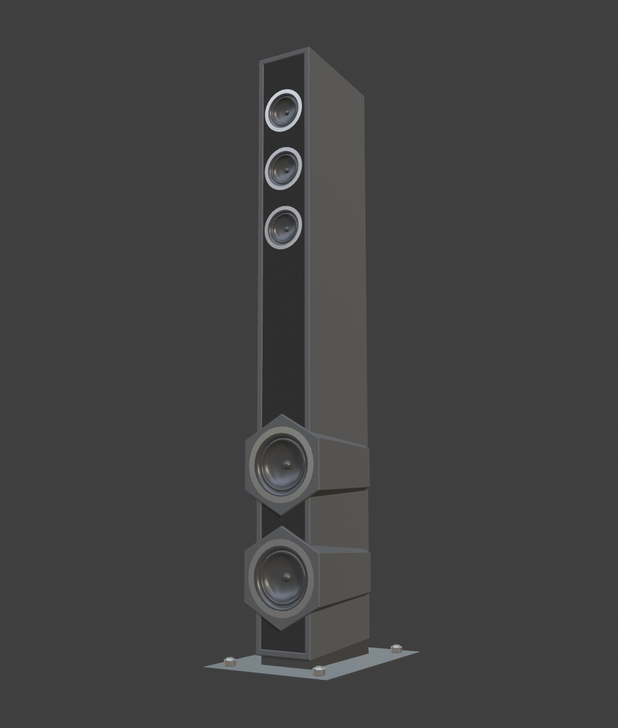 【VRchat】独特な形状のロングスピーカー