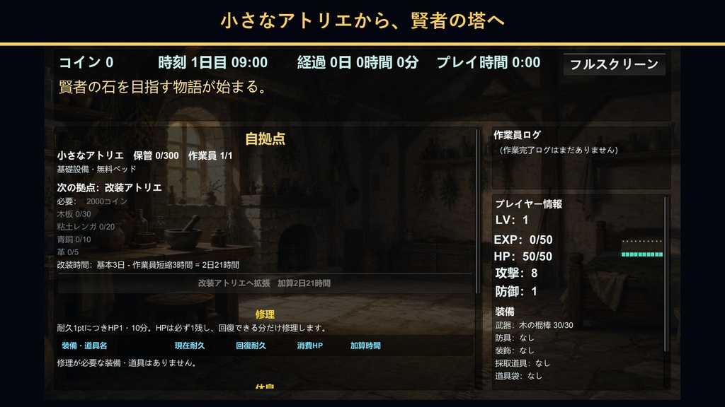 【フリーゲーム】賢者の石RTA【AI作品】