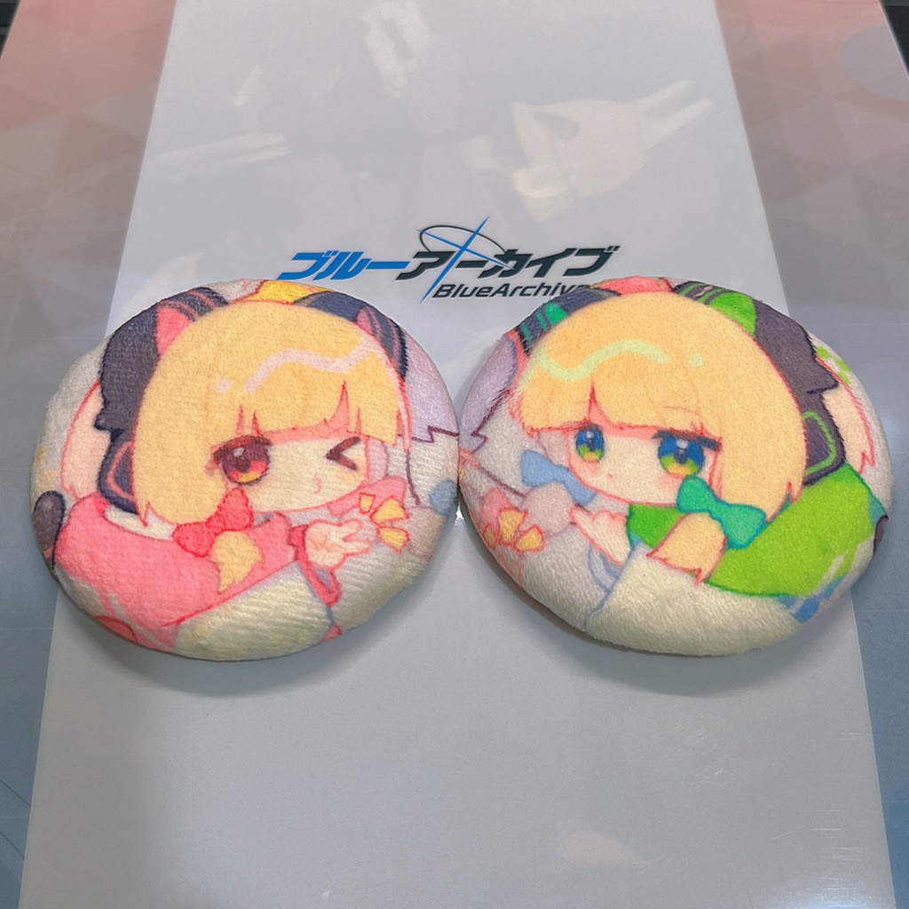 もふもふ缶バッジセット 才羽 モモイ 才羽ミドリ