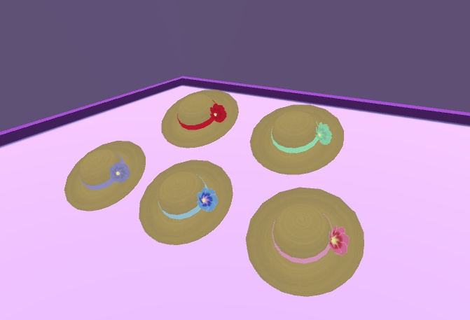 バッジつき麦わら帽子EClareYa ver.3.1