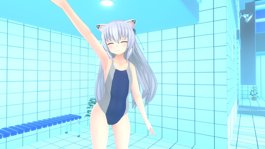 競泳水着風スイムウェア【涼風】