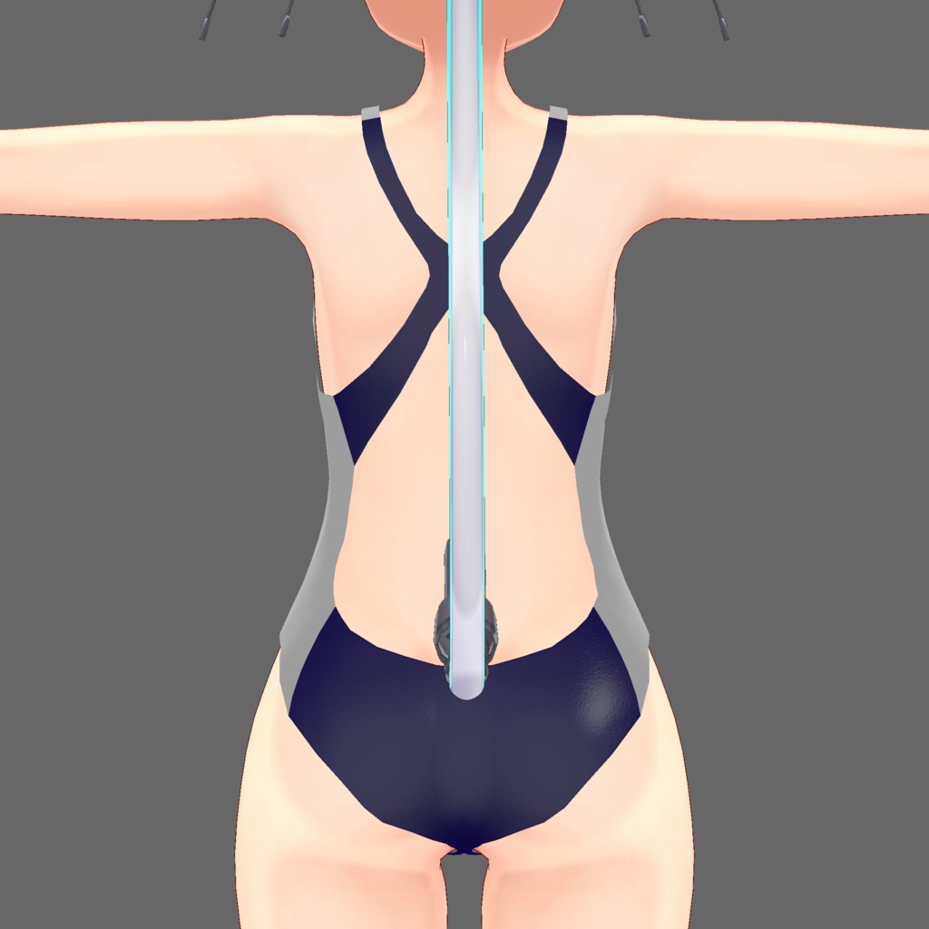 競泳水着風スイムウェア【涼風】