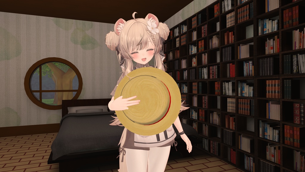 リボン&バッジ帽子 かんかんハット(手に取るギミックパックが増えました!!)