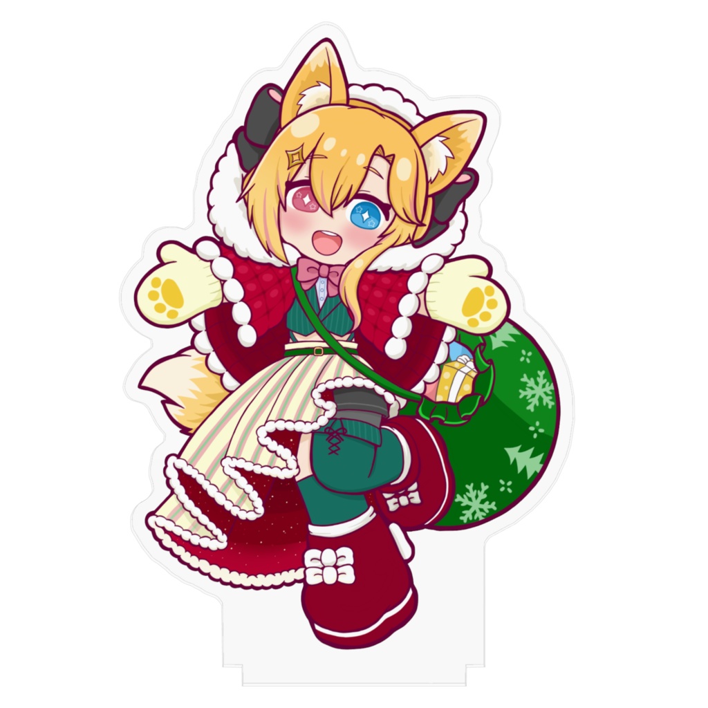 【クリスマス限定】アクリルスタンド 2023クリスマスVer【狐咲コクト】