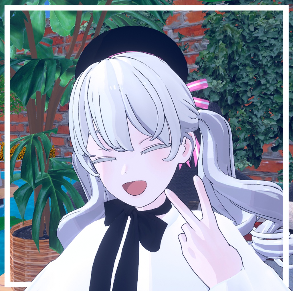 Grusのウサギのベレー帽 Bunny Beret Hat for Grus