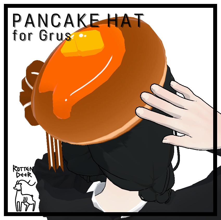 Grusのパンケーキハット Pancake Hat for Grus 
