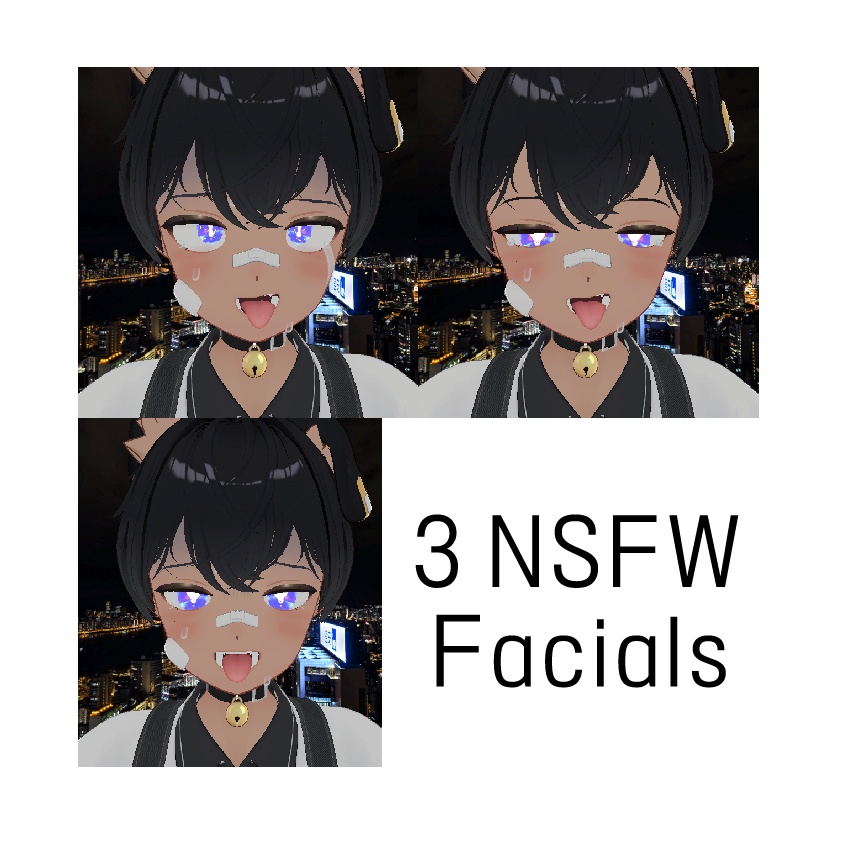 Latte Facial Set ラテ表情セット