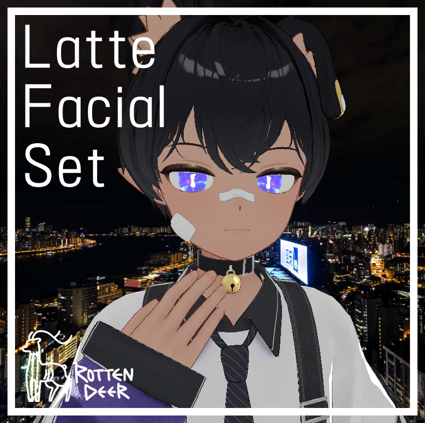 Latte Facial Set ラテ表情セット
